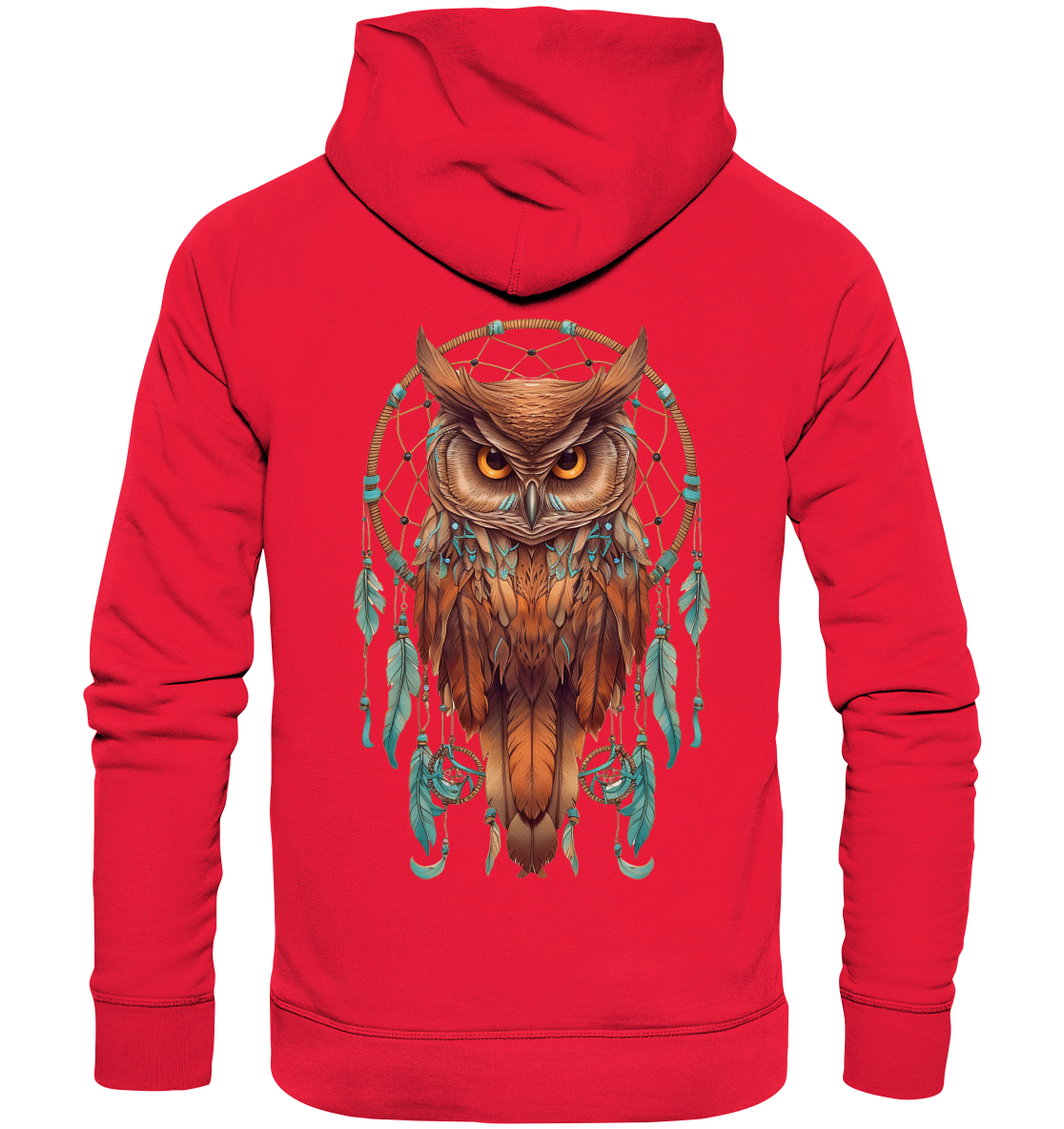 "Eule Klassisch" Traumfänger - Premium Unisex Hoodie