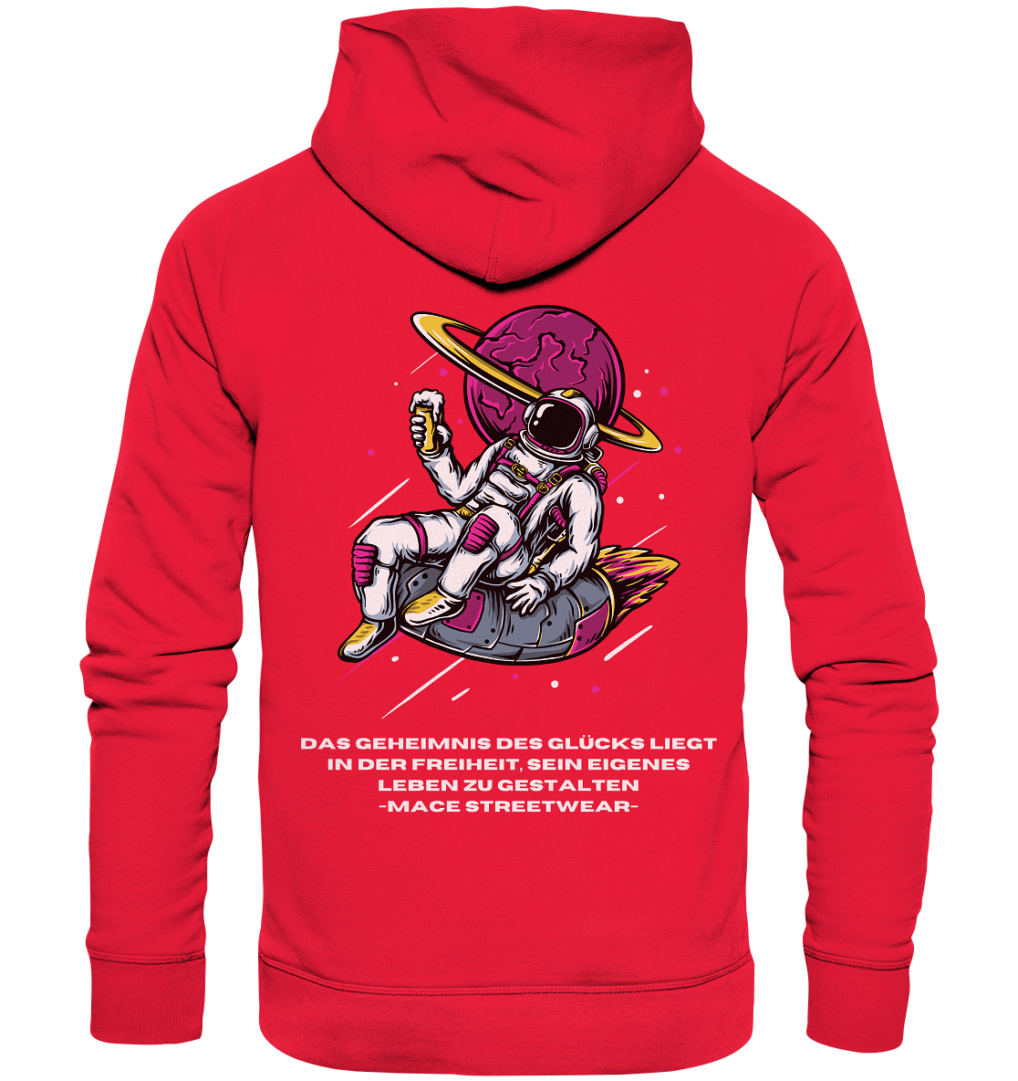 "Das Geheimnis des Glücks" Mace Optimismus - Premium Unisex Hoodie