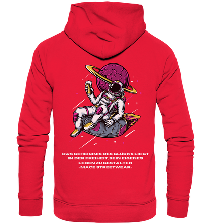 "Das Geheimnis des Glücks" Mace Optimismus - Premium Unisex Hoodie