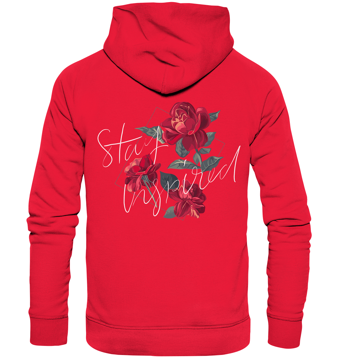 "Stay Inspired" Blumen Streetstyle - Premium Unisex Hoodie