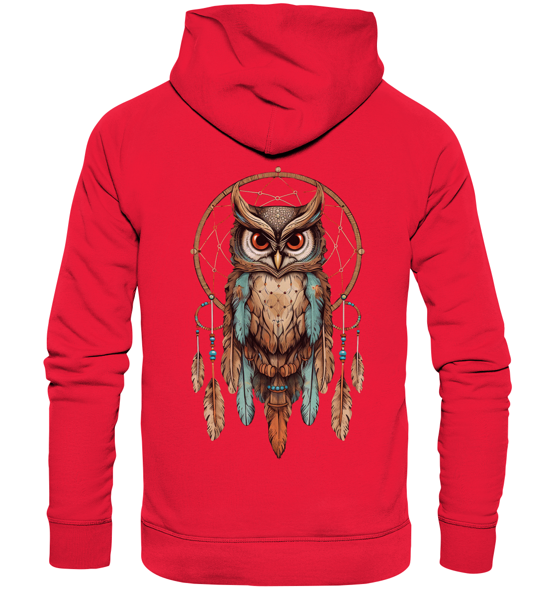 "Eule Klassisch 2" Traumfänger - Premium Unisex Hoodie