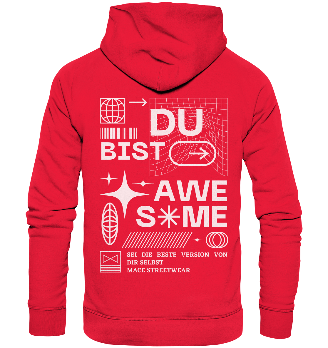 "Du bist Awesome" Mace Optimismus - Premium Unisex Hoodie