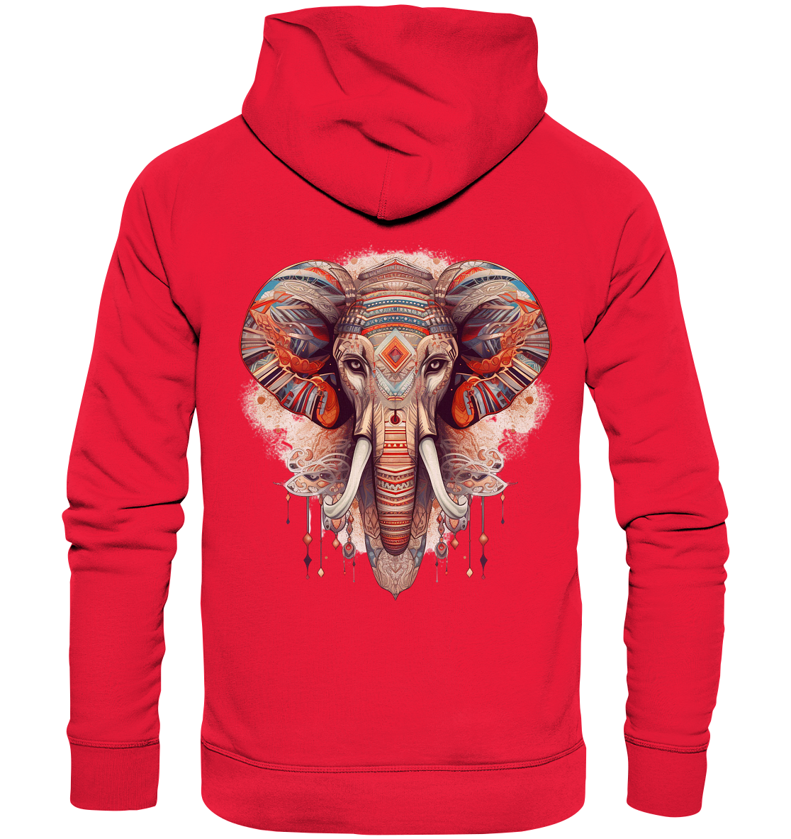 "Elefant-größen Ohr" Tiertotems - Premium Unisex Hoodie