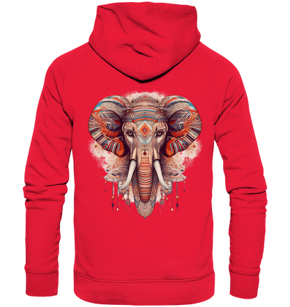 "Elefant-größen Ohr" Tiertotems - Premium Unisex Hoodie