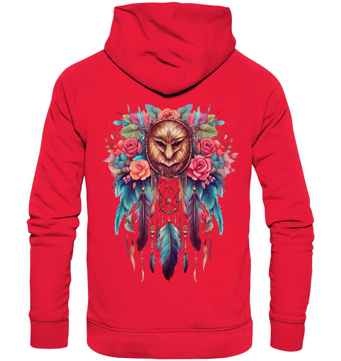 "Rose + Eule" Traumfänger - Premium Unisex Hoodie