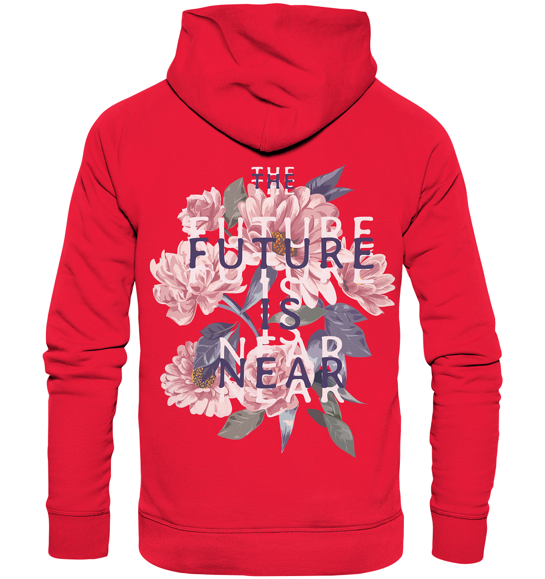 "The Future is near" Blumen Streetstyle - Premium Unisex Hoodie