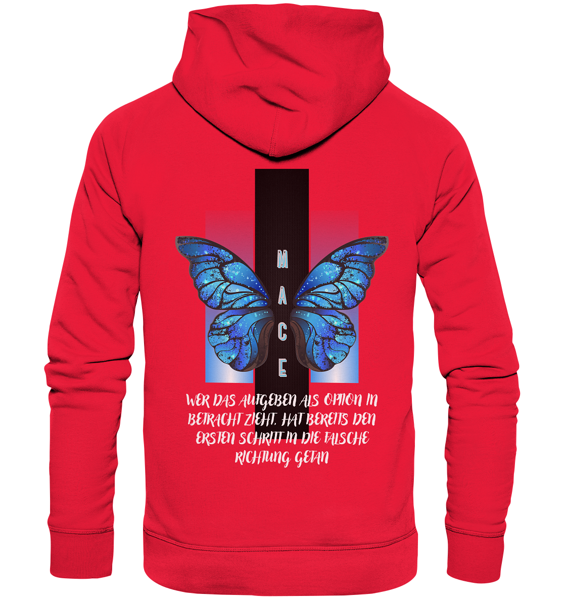 "Wer das Aufgeben" Mace Optimismus - Premium Unisex Hoodie