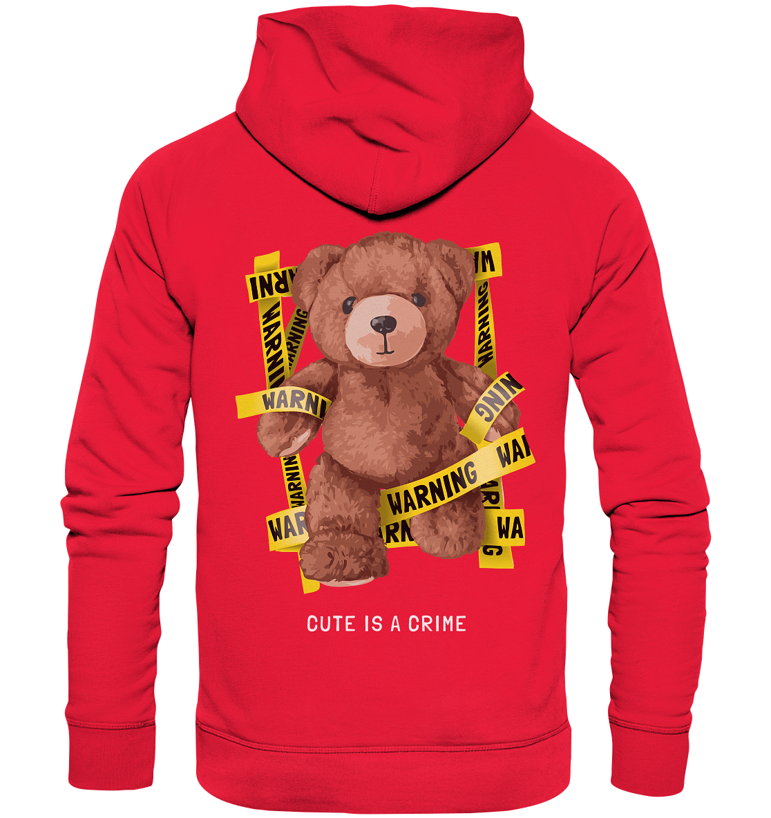 "Cute is a Crime" Bär Streetstyle - Premium Unisex Hoodie