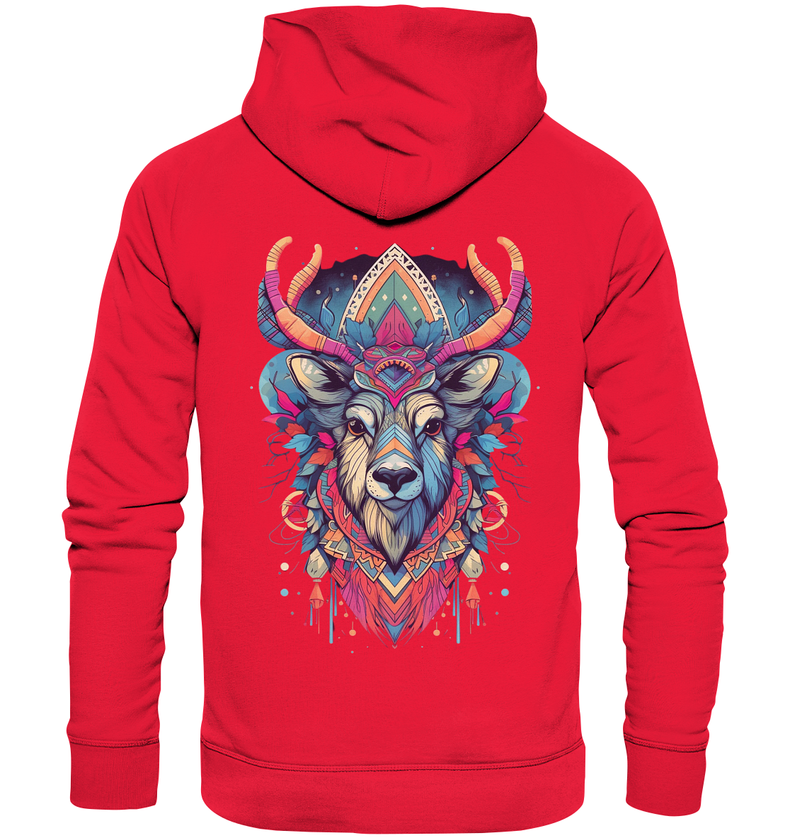 "Elch Bunt" Tiertotems - Premium Unisex Hoodie