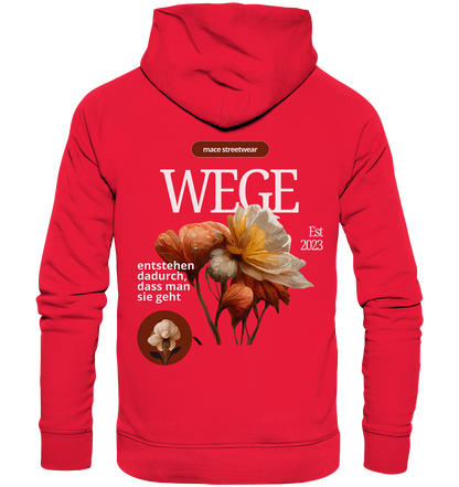 "Wege" Mace Optimismus - Premium Unisex Hoodie