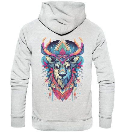 "Elch Bunt" Tiertotems - Premium Unisex Hoodie