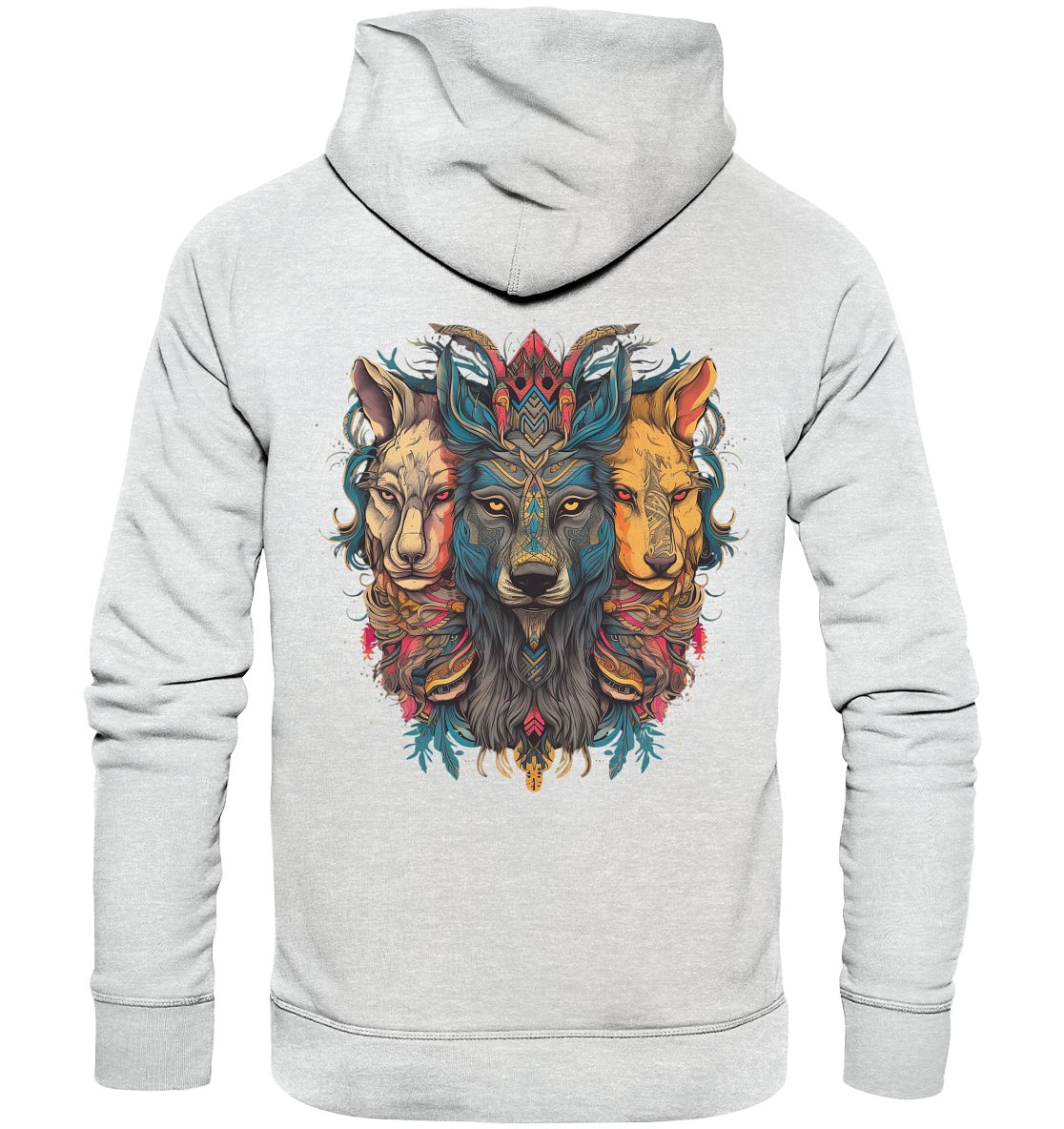 "3 Löwen" Tiertotems - Premium Unisex Hoodie