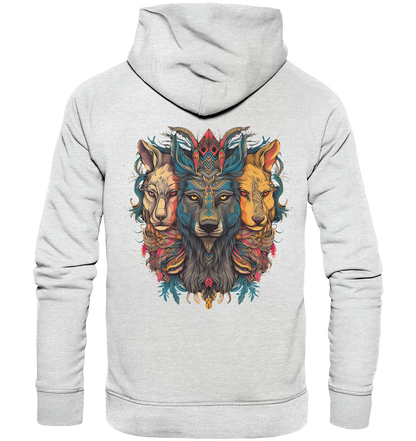 "3 Löwen" Tiertotems - Premium Unisex Hoodie