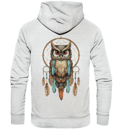 "Eule Klassisch 2" Traumfänger - Premium Unisex Hoodie