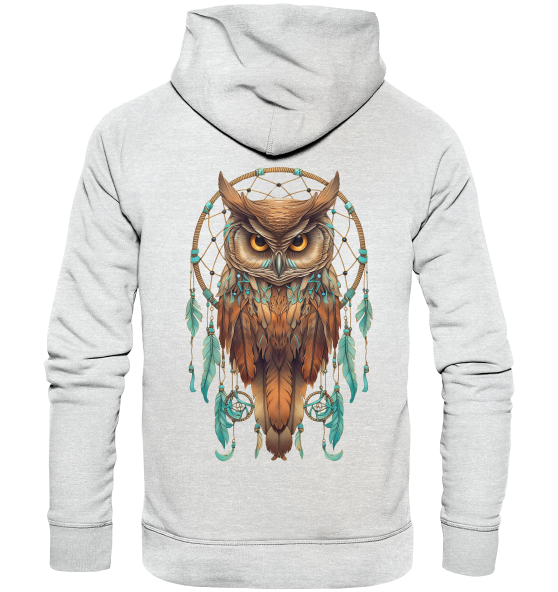 "Eule Klassisch" Traumfänger - Premium Unisex Hoodie