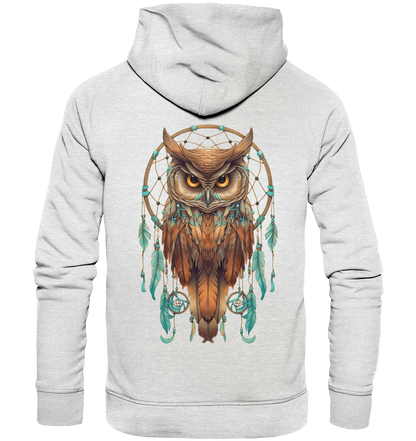 "Eule Klassisch" Traumfänger - Premium Unisex Hoodie