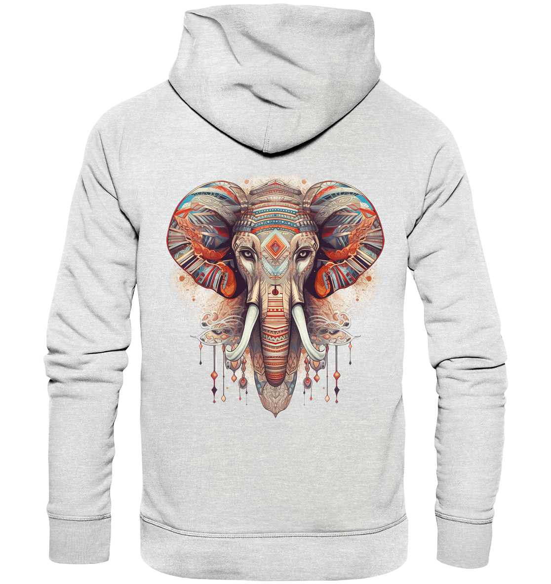 "Elefant-größen Ohr" Tiertotems - Premium Unisex Hoodie