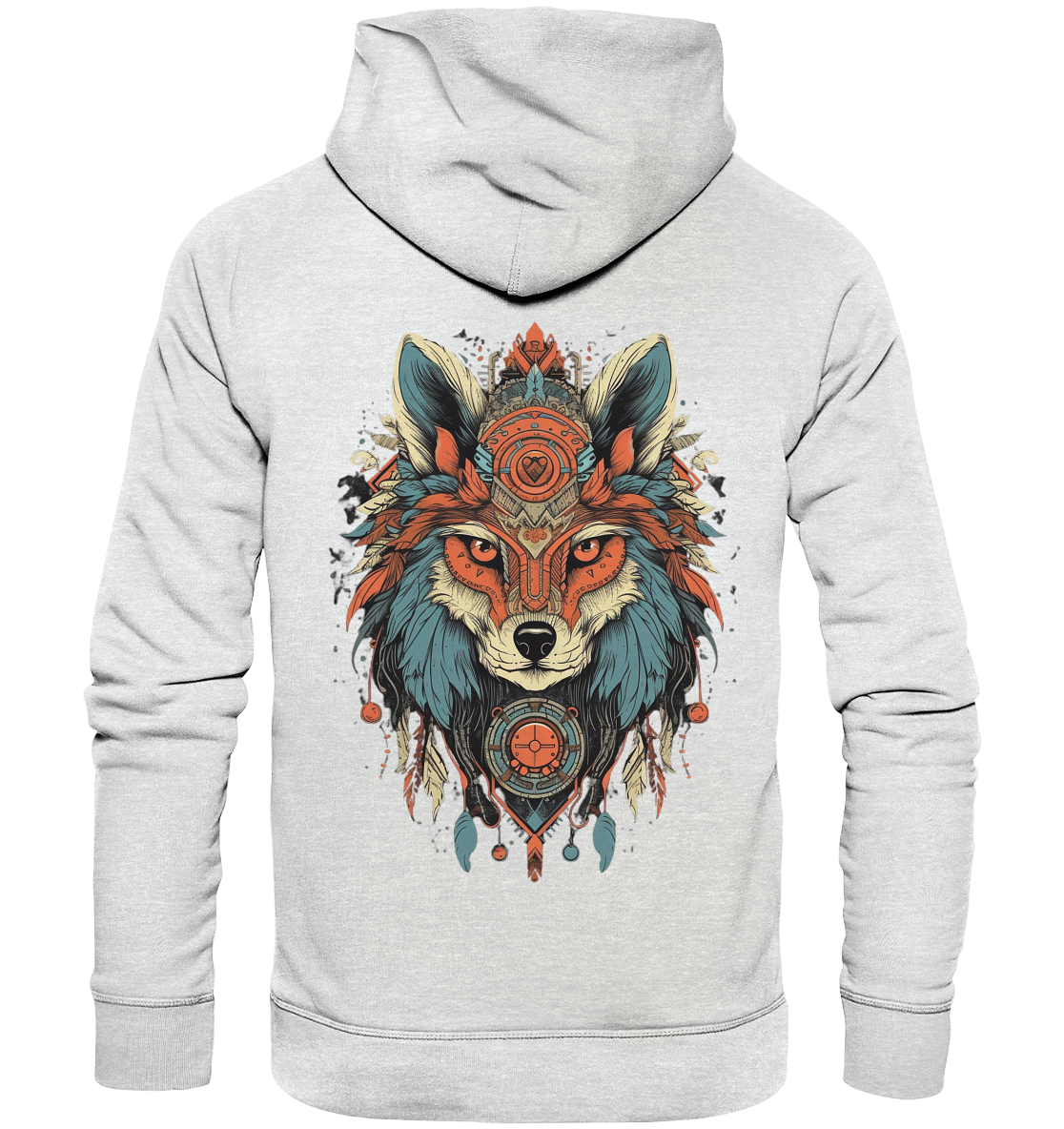 "Seriöse Fuchs" Tiertotems - Premium Unisex Hoodie