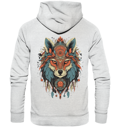 "Seriöse Fuchs" Tiertotems - Premium Unisex Hoodie