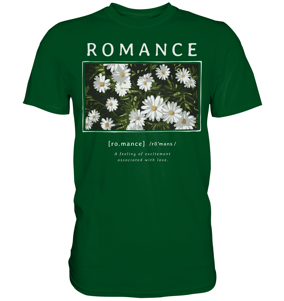 "Romance" Blumen Streetstyle - Premium Shirt