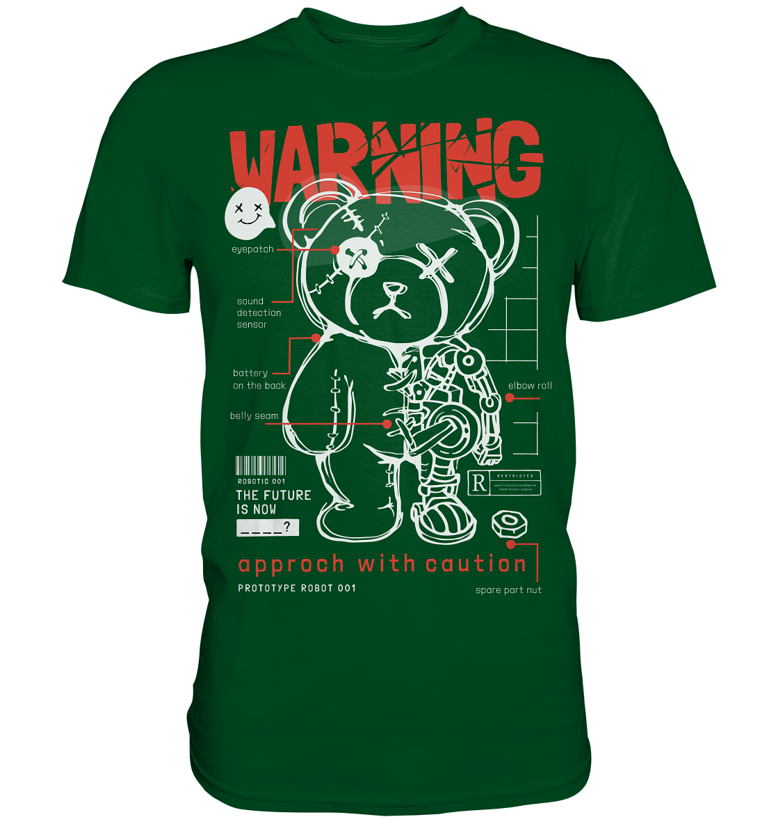 "Warning" Bär Streetstyle - Premium Shirt