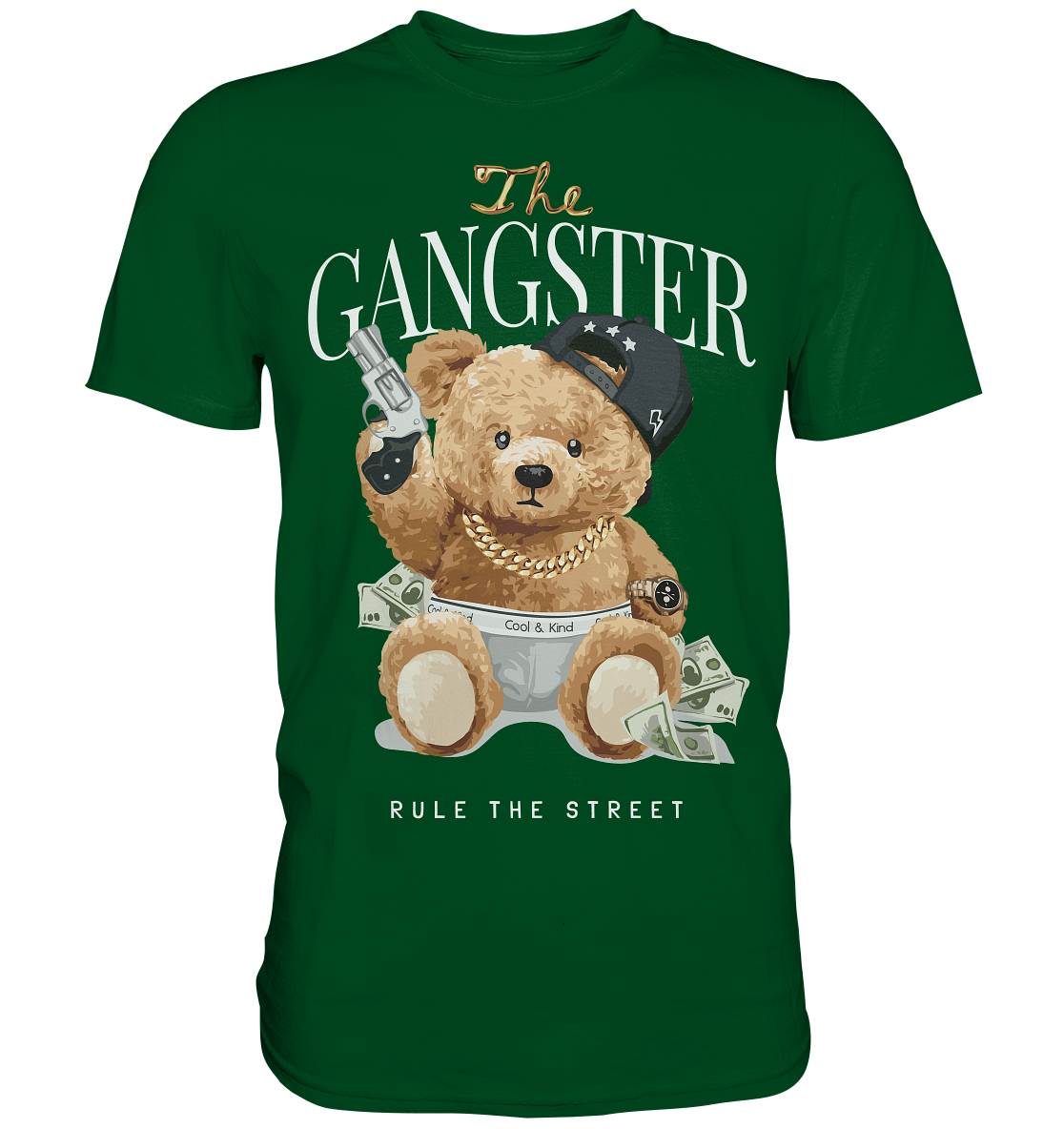 "The Gangster" Bär Streetstyle - Premium Shirt