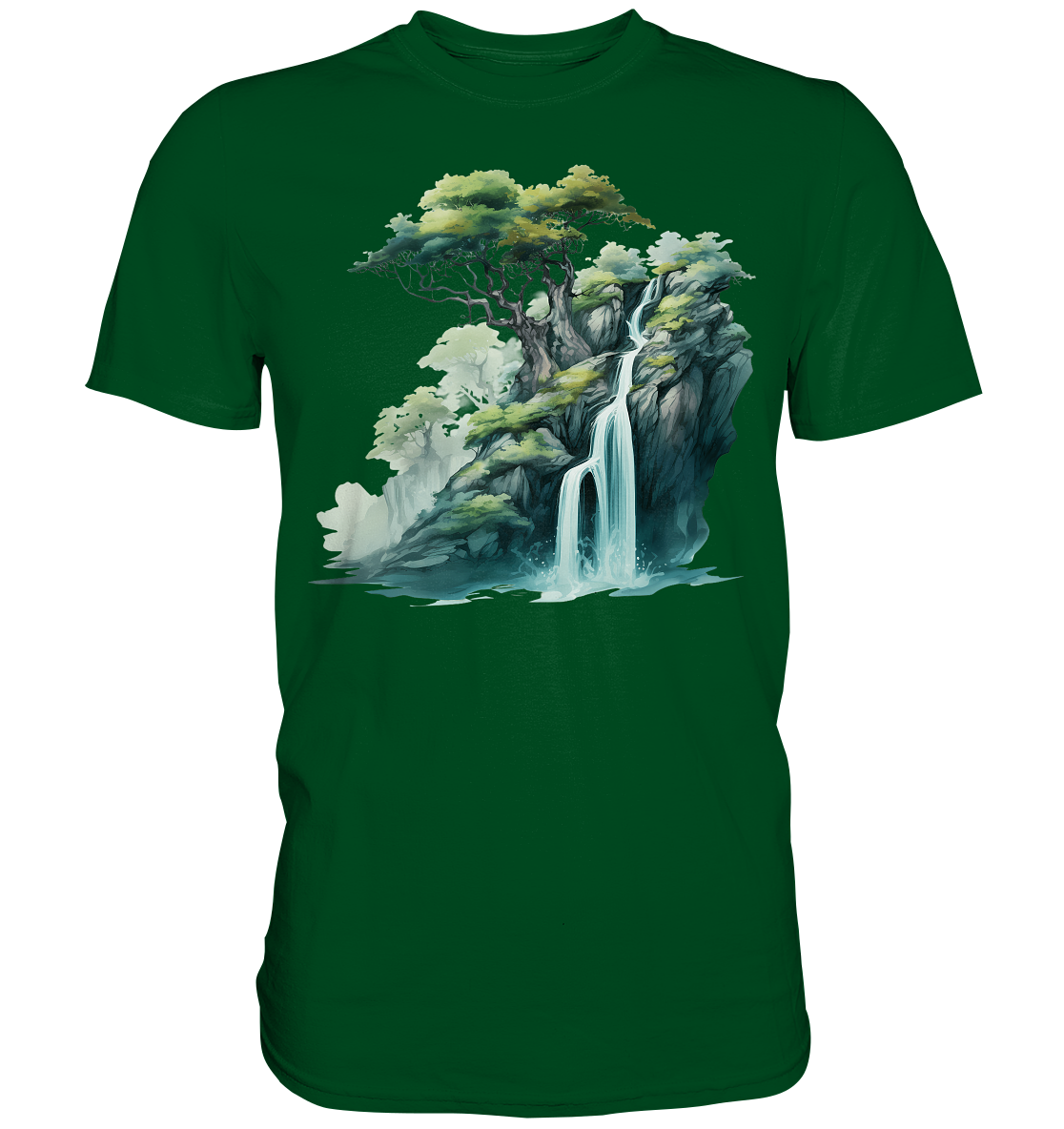 Fantasie Landschaft 13 - Premium Shirt