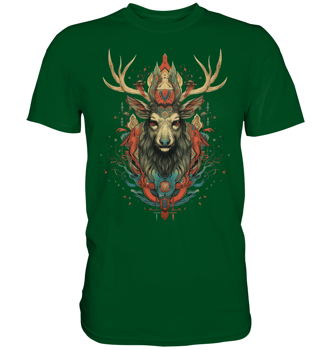 "Hirsch" Tiertotems - Premium Shirt