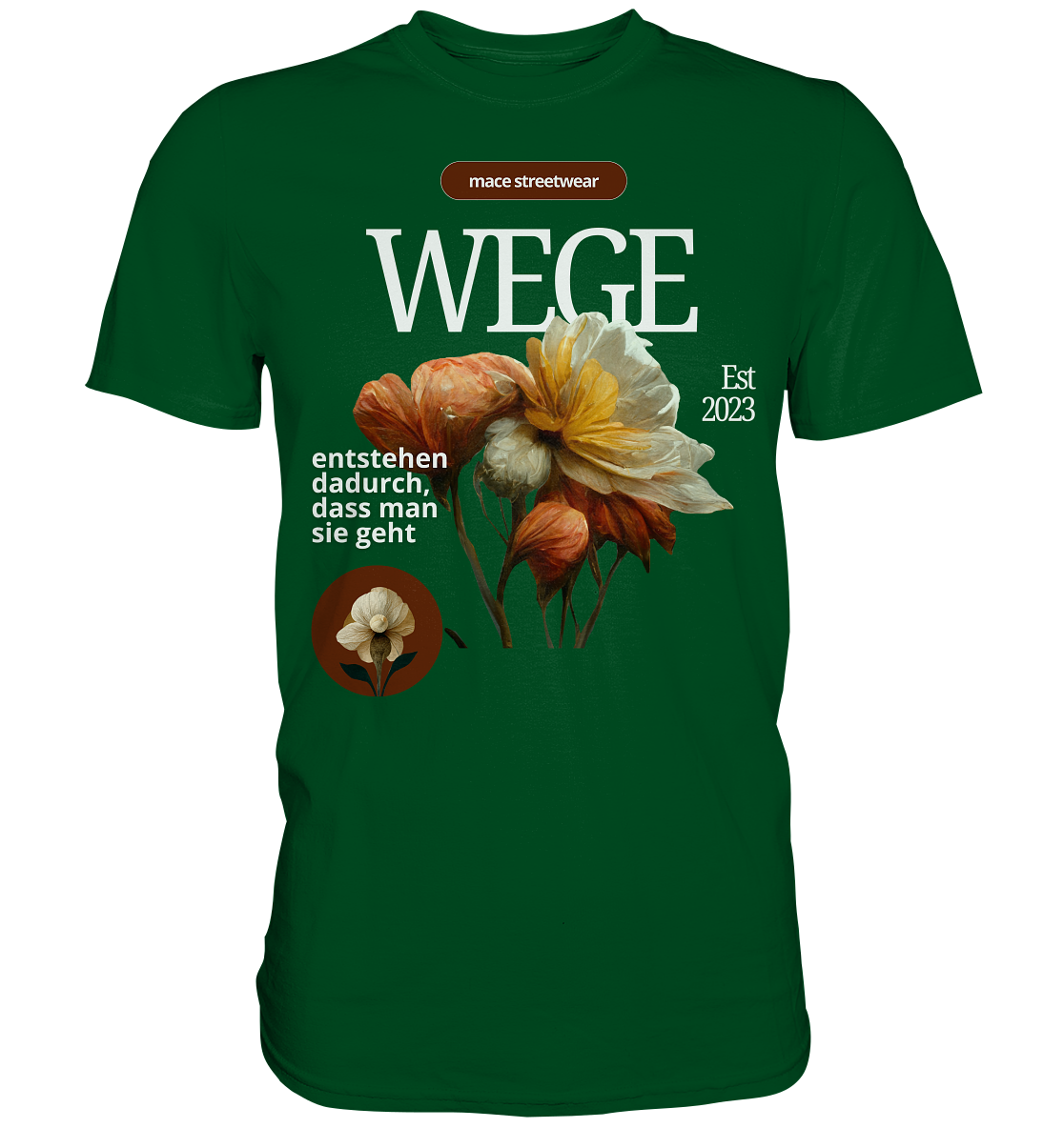 "Wege" Mace Optimismus - Premium Shirt