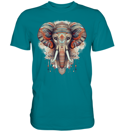 "Elefant-größen Ohr" Tiertotems - Premium Shirt