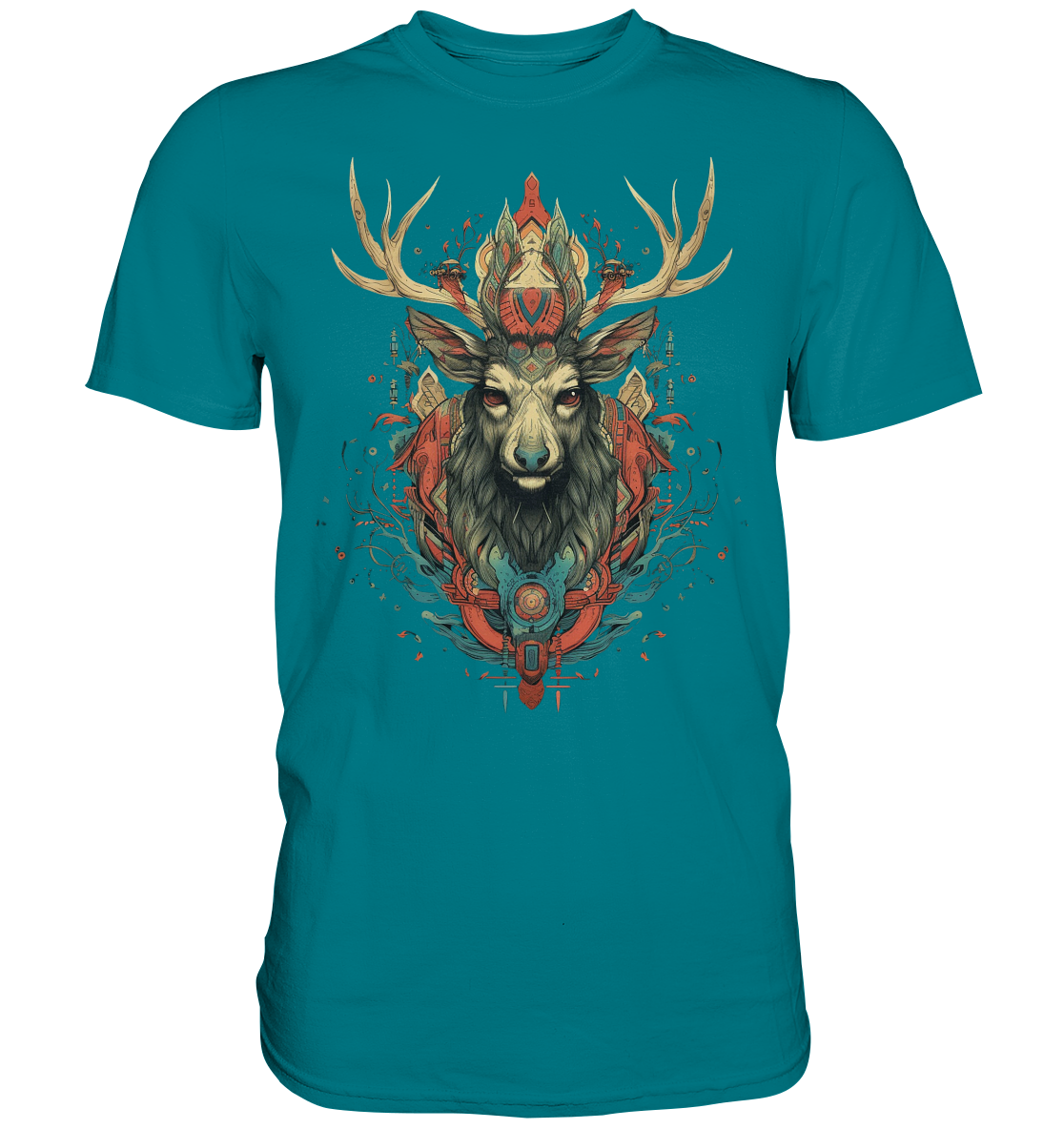 "Hirsch" Tiertotems - Premium Shirt