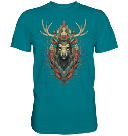 "Hirsch" Tiertotems - Premium Shirt