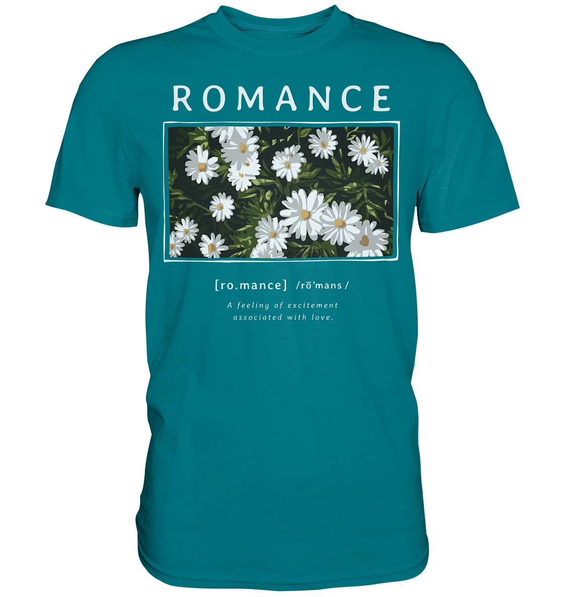 "Romance" Blumen Streetstyle - Premium Shirt