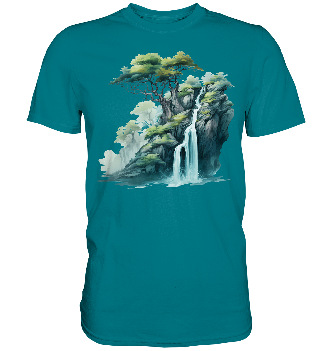 Fantasie Landschaft 13 - Premium Shirt