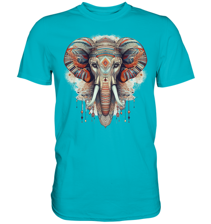 "Elefant-größen Ohr" Tiertotems - Premium Shirt