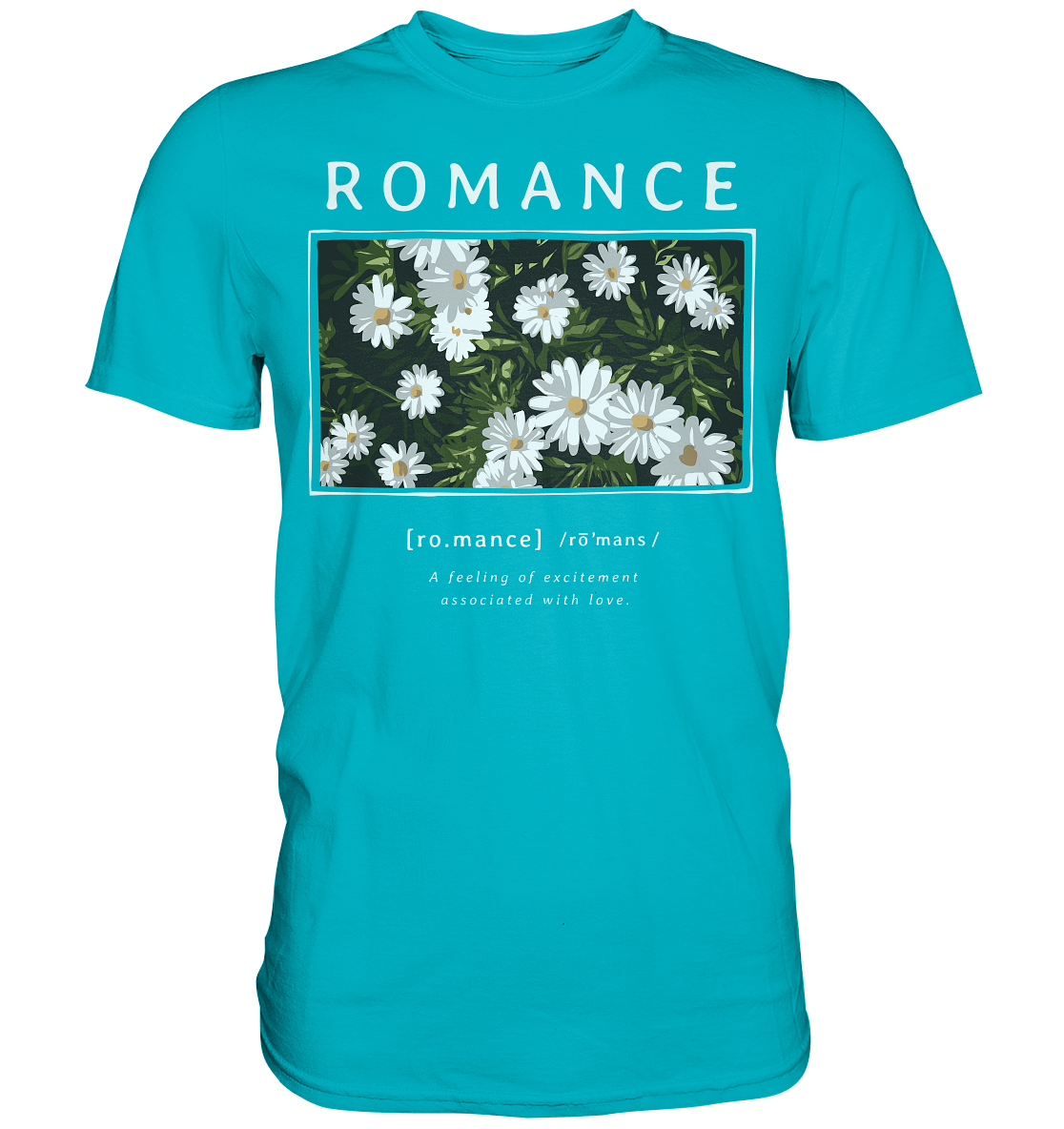 "Romance" Blumen Streetstyle - Premium Shirt