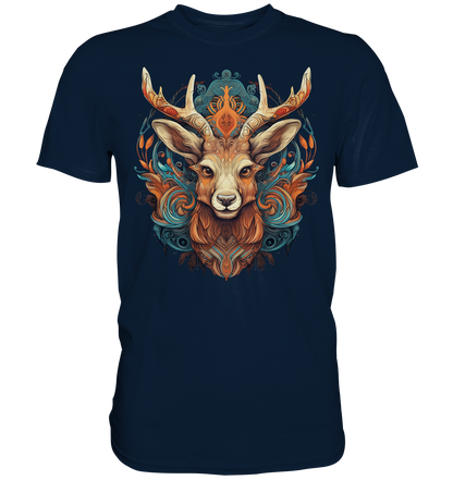 "Hirsch Bunt" Tiertotems - Premium Shirt