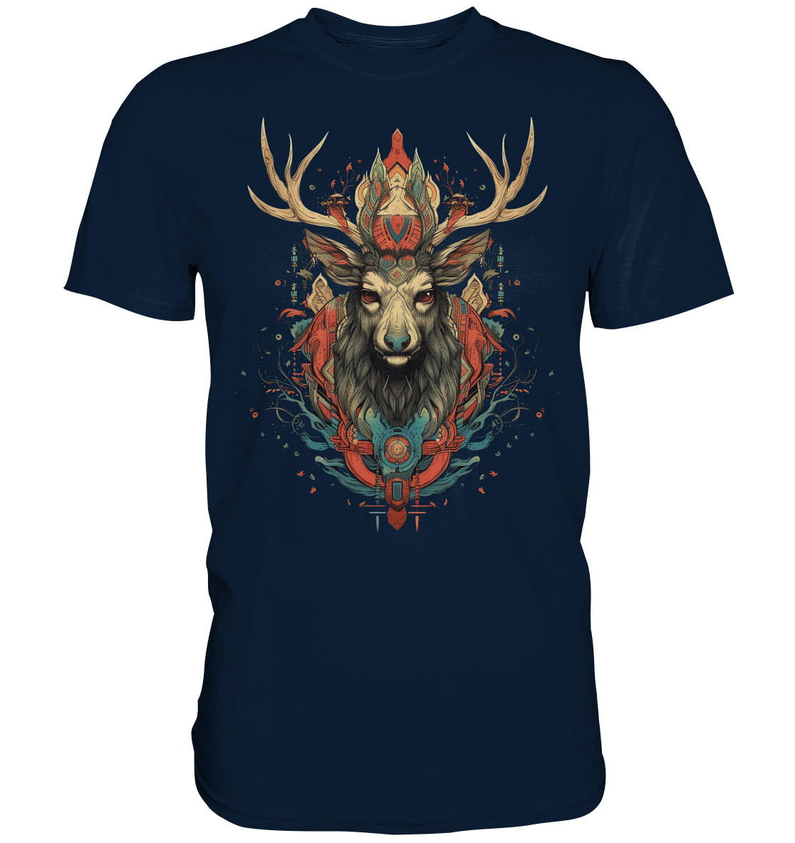 "Hirsch" Tiertotems - Premium Shirt