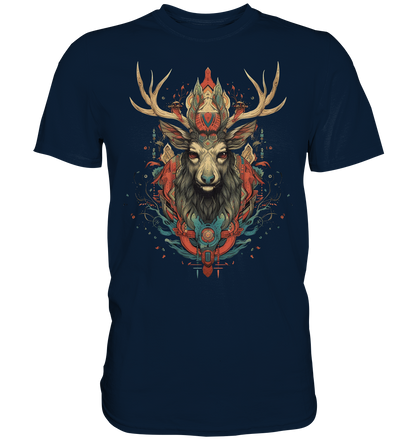 "Hirsch" Tiertotems - Premium Shirt