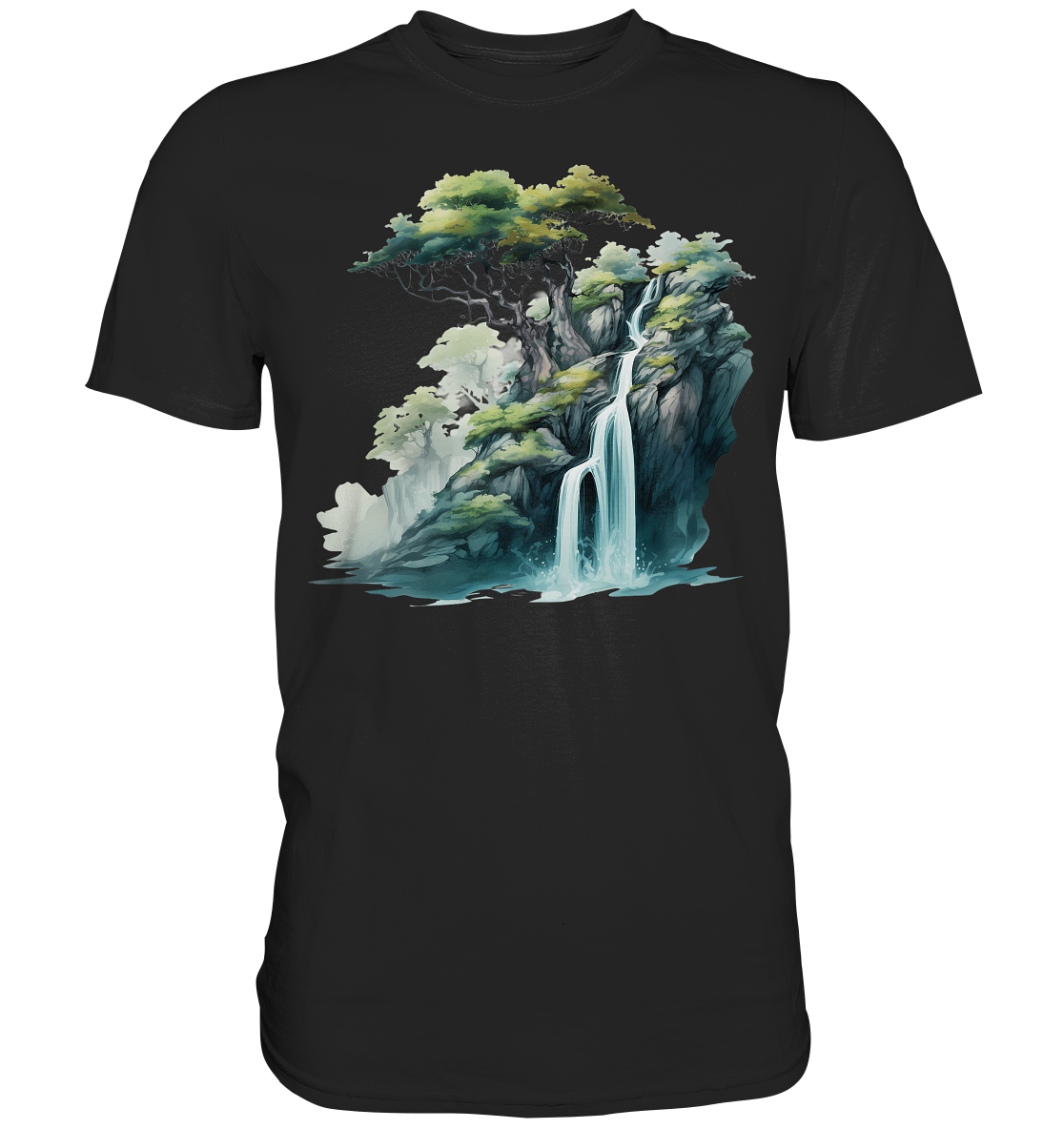 Fantasie Landschaft 13 - Premium Shirt