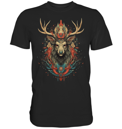 "Hirsch" Tiertotems - Premium Shirt