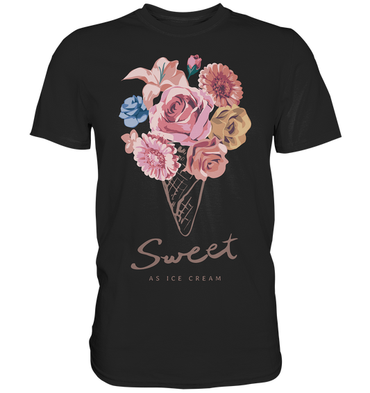 "Eiscreme" Blumen Streetstyle - Premium Shirt