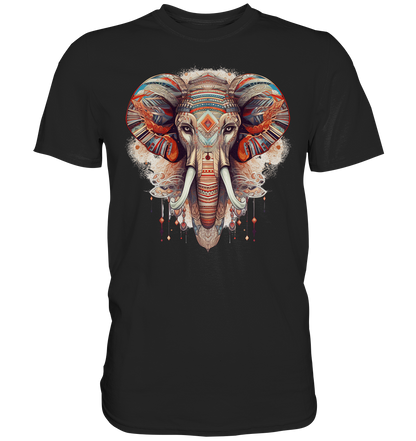 "Elefant-größen Ohr" Tiertotems - Premium Shirt