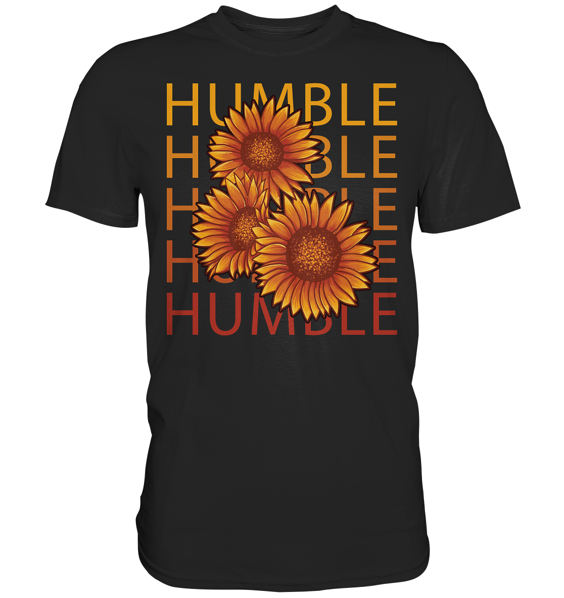 "Humble" Blumen Streetstyle - Premium Shirt