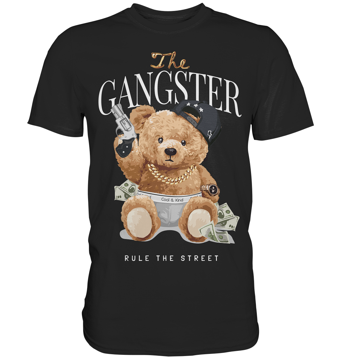 "The Gangster" Bär Streetstyle - Premium Shirt