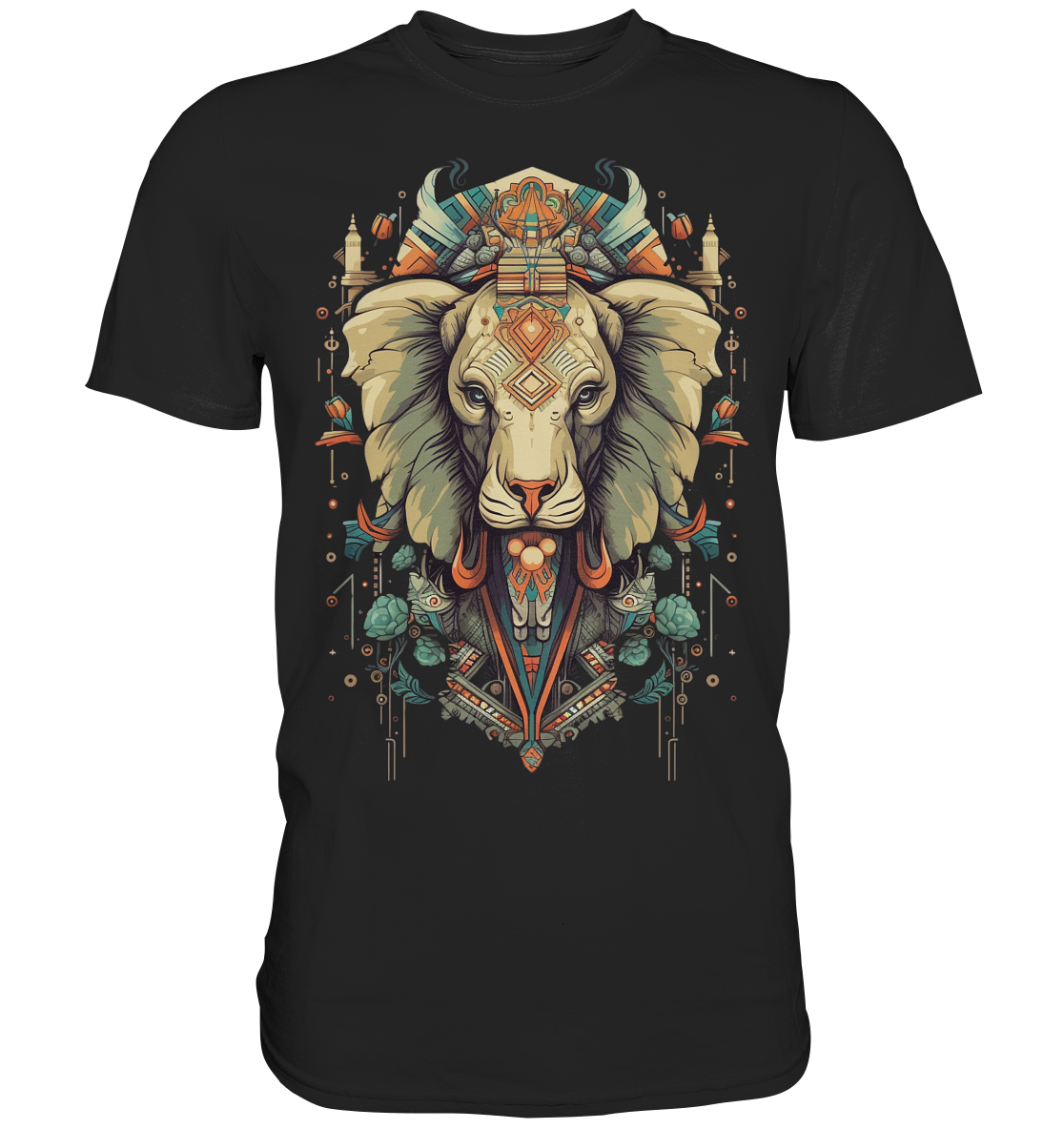 "Löwe" Tiertotems - Premium Shirt