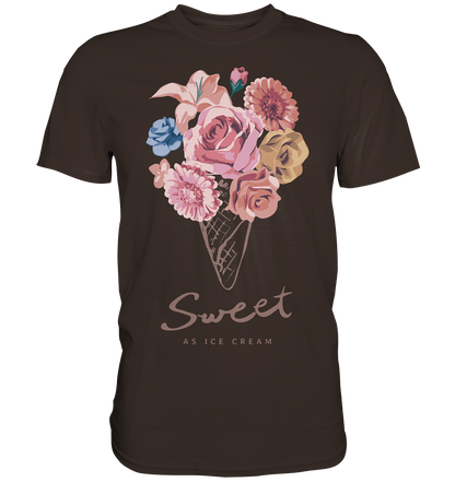 "Eiscreme" Blumen Streetstyle - Premium Shirt