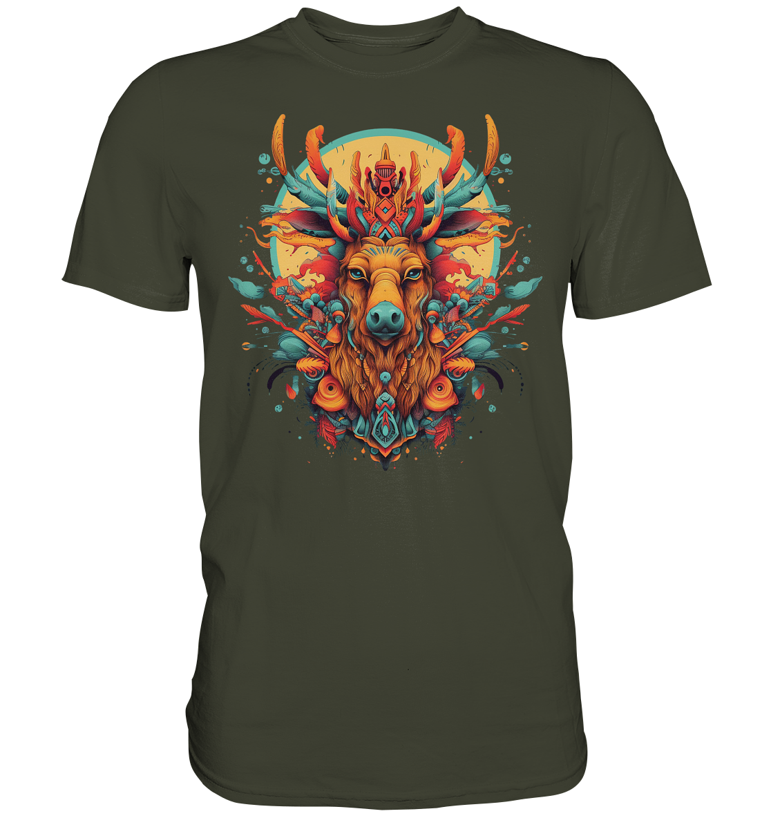 "Elch" Tiertotems - Premium Shirt