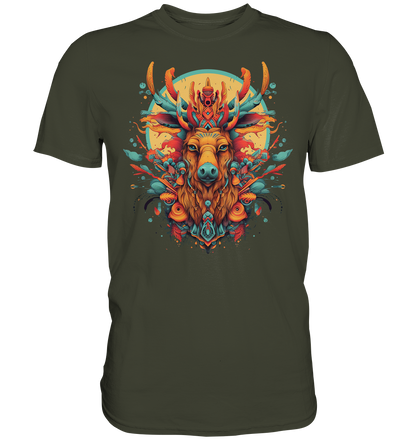 "Elch" Tiertotems - Premium Shirt