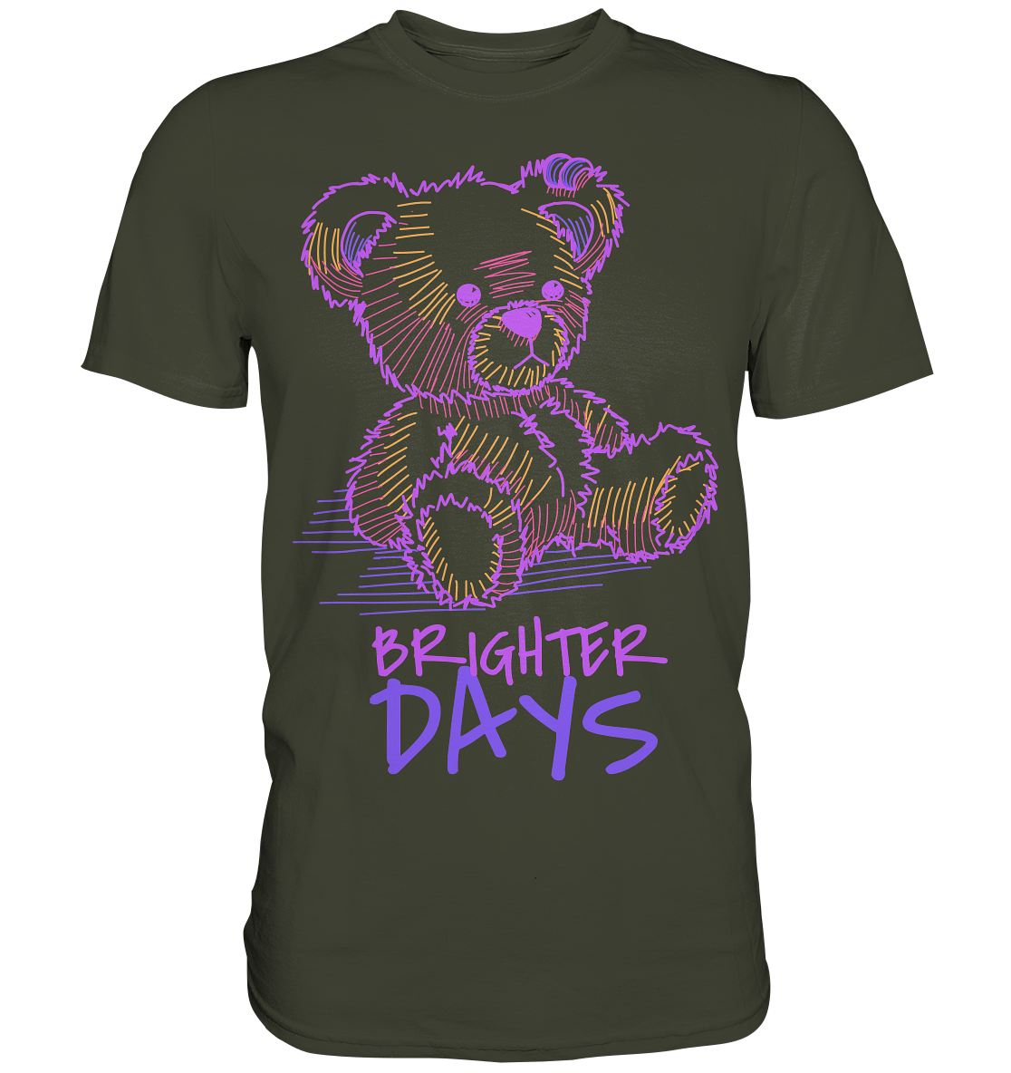 "Brighter Days" Bär Streetstyle - Premium Shirt